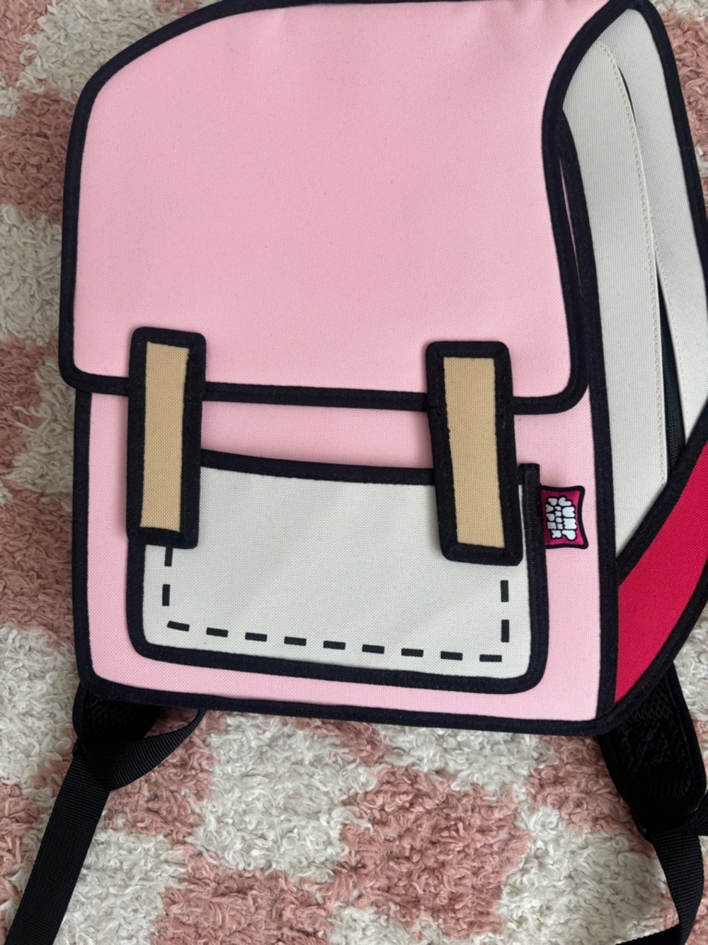 Classic Spaceman Cartoon Backpack – Fun 2D Bag JumpFromPaper - Picture 12 of 16